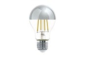 Glödlampor - EGLO LED-glödlampa A60 Standard Top-sail 7.3W/827 806 lumen clear/chrome E27 - 110029
