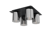 Lampor - EGLO GOROSIBA 1 ceiling lamp black - 99632