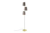 Lampor - EGLO ALMEIDA 2 floor lamp brushed brass - 99612