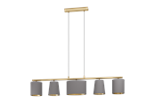 Lampor - EGLO ALMEIDA 2 pendant brushed brass - 99487