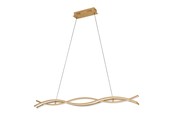 Lampor - EGLO LASANA 4 long table pendant 3000K light brown - 901106