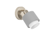 Lampor - EGLO BELLIZZI spot brushed steel/grey - 901045