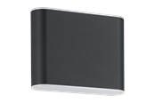 Lampor - EGLO GRUTTI outdoor wall lamp anthracite - 901025