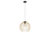 Lampor - EGLO VENEZUELA pendant Ø400 black/gold - 901003