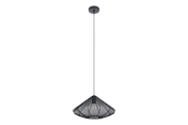 Lampor - EGLO DOLWEN pendant light Ø425 mm black - 43995