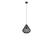 Lampor - EGLO DOLWEN pendant light Ø335 mm black - 43994