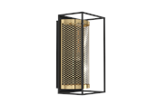 Lampor - EGLO NOHALES wall lamp black/brass - 43789