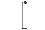 Lampor - EGLO LACEY floor lamp black/brown - 43614
