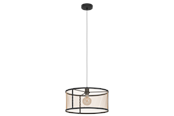 Lampor - EGLO DELLOW pendant black/brass - 43604