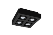 Lampor - EGLO MENDOZA surface-mounted lamp black - 31065