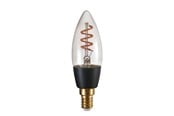 Smarta Hem - EGLO CONNECT-Z LED C35 Spiral 4W 2000K E27 smoky - 110322