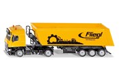 Leksaksbil - SIKU Truck With Tipping Trailer 1:50 - 313-3537