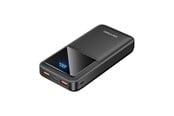 PowerBank - Vention Powerbank FHLB0 20000mAh Micro-USB USB-C 2xUSB-A 22.5W (black) PowerBank - Svart - 20000 mAh - FHLB0