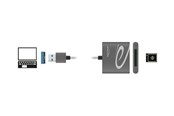 Flashram Reader & Adapter - DeLOCK Card Reader - USB 3.0 - 91583
