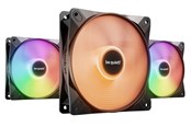 Chassi fläkt - be quiet! LIGHT WINGS LX 120 (3-pack) - Chassi fläkt - 120mm - Svart med RGB LED - 25 dBA - BL121