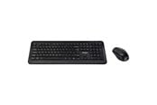 Tangentbord - Targus Full-size Wireless Keyboard and Mouse Combo - Black (Nordic) - Tastatur & Mus set - Nordisk - Svart - AKM610NO