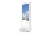 Väggfäste, AV-Möbel - HI-ND Single Totem Exclusive stand - for flat panel - white - Max - recommended for 55" - ST5500-5001-01