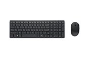 Tangentbord - Dell Silent Keyboard and Mouse KM555 - keyboard and mouse set - QWERTY - US International - black Input Device - Tastatur & Mus set - Universal - Svart - KM555-BLK-INT