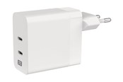 Mobile - Adapters & Chargers - XtremeMac 65W Dual USB-C Charger | Eco-Friendly PD for MacBook & iPhone - XWH-SPC60-03