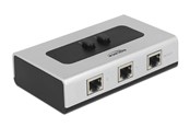 Switch - DeLOCK Switch RJ45 10/100/1000 2 port manual bidirectional - 87673