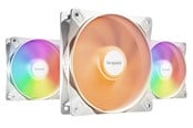 Chassi fläkt - be quiet! LIGHT WINGS LX White High Speed (3-pack) - Chassi fläkt - 120mm - Svart - 31 dBA - BL125
