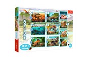 Pusselspel - Trefl Puzzle - Meet all the dinosaurs (10in1) Golv - TFL90390