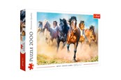 Pusselspel - Trefl Puzzle - Galloping herd of horses (2000 pieces) Golv - TFL27098