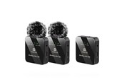 Mikrofoner - Puluz Wireless Lavalier Microphone 2 TX + 1 RX - PU3154B