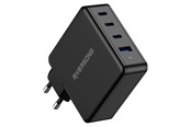 Mobile - Adapters & Chargers - Riversong PowerKub 100W GaN Charger 3xUSB-C/1XUSB-A Output Black - AD105-EU-BLACK