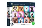 Pusselspel - Trefl Puzzle - Unlimited Fit - Funny Dogs Faces (1000 pieces) Golv - TFL10706