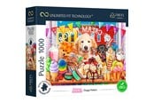 Pusselspel - Trefl Puzzle - Unlimited Fit - Doggy Peekers (1000 pieces) Golv - TFL10699