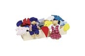 Dockor & Tillbehör - Goki Dollhouse Bear Dolls + Clothes - 51914