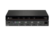 KVM switch - Emerson Network Power Cybex SC845DPH - KVM / audio / USB switch - 4 ports - SC845DPH-400