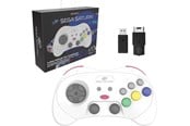 Spel Tillbehör - Retro-Bit PRO - White - Wireless Controller - Sega Saturn - 7350002934937
