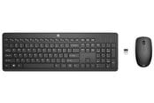 Tangentbord - HP 235 Wireless - Tastatur & Mus set - Dansk - Svart - 1Y4D0UT#UUW