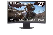 Skärm - 27" LG UltraGear 27GS60QC-B - 2560x1440 (QHD) - 180Hz - VA - 27GS60QC-B.AEUQ