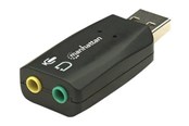 Ljudkort - IC INTRACOM Manhattan Sound Adapter USB-A to 3.5mm - 150859