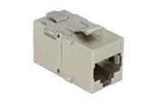 Nätverks tillbehör - DeLOCK Keystone Module RJ45 jack > RJ45 jack Cat.6A Metal - 86406