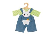 Dockor & Tillbehör - Heless Doll Dungarees with Striped Shirt Bunny Lou 35-45 - 2316