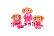 Docka, bamse och tillbehör - Johntoy Baby Rose Rag Doll Pink 40cm - 27665