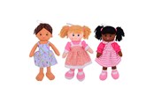 Docka, bamse och tillbehör - Johntoy Baby Rose Soft Doll 40cm. - 27695