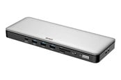 Dockning - Deltaco USB-C dock triple 2x HDMI/DP USB-C/USB-A/RJ45/S - USBC-HDMI29