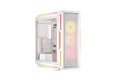 Chassi - Corsair iCUE LINK 5000T LX RGB White - Chassi - Miditower - Vit - CC-9011299-WW