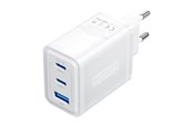 Mobile - Adapters & Chargers - Vention Wall charger FERW0-EU 2xUSB-C USB- A 65W/65W/30W GaN (white) - FERW0-EU