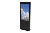 Väggfäste, AV-Möbel - HI-ND Totem Exclusive stand - for digital signage LCD panel - single portrait large foot plate - black - Max - recommended for 55" - ST5500-5001-100