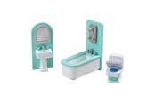 Dockhus & Tillbehör - Tidlo Wooden Dollhouse Furniture Bathroom 3 pieces - T0222