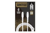 USB-kabel - Grateq PRO - USB-C cable - 24 pin USB-C to 24 pin USB-C - 1.5 m - 86011GC