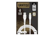 USB-kabel - Grateq PRO Lightning cable - Lightning / USB - 1.5 m - 86030GC