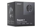 Switch-enheter - AVOLT Square 1 with 30W Dual USBC & Magnetic base 1.8m Stockholm Black - SQ1-EUFC20-18SB