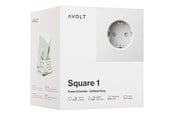 Switch-enheter - AVOLT Square 1 with 30W Dual USBC & Magnetic base 1.8m Gotland Gray - SQ1-EUFC20-18GG